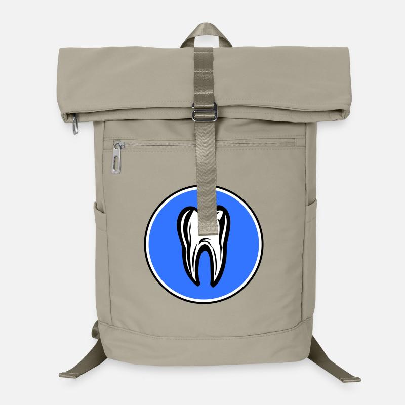 Zahn Dental Zahnarzt Symbol Laptop-Rucksack 