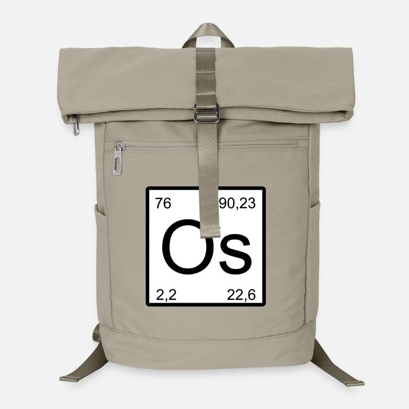 Symbole de l’osmium dans le style du tableau périodique Sac à dos ordinateur