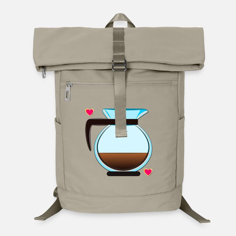 Filterkaffee Kanne Kaffee Laptop-Rucksack 