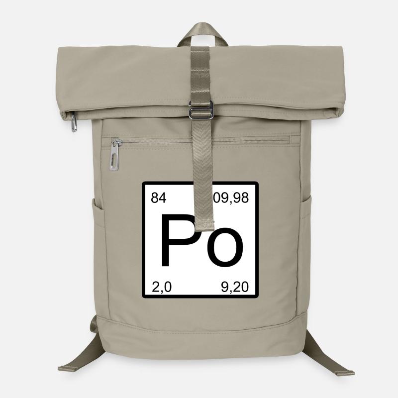 Polonium Po Element Design Periodtable Laptop Backpack