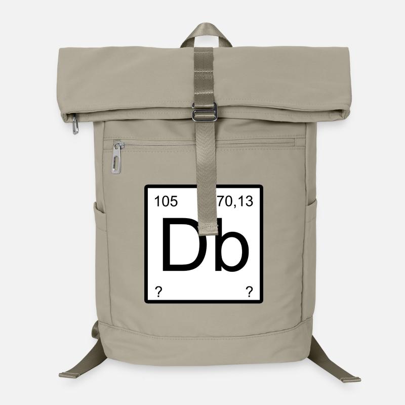 Dubnium Element Typografie Laptop-Rucksack 