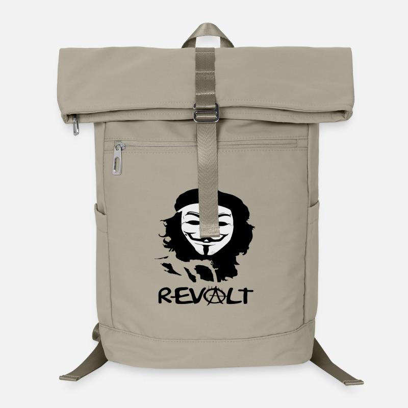 Masked Anarchy Silhouette Laptop Backpack