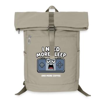 Lack of Sleep Gaming Controller - Laptop Backpack - sand beige - Front