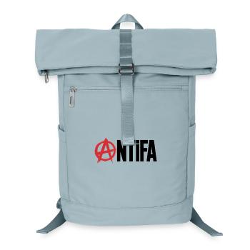 Anarchy Antifa - Antifascistes Tee - Sac à dos ordinateur - bleu glacier - Devant