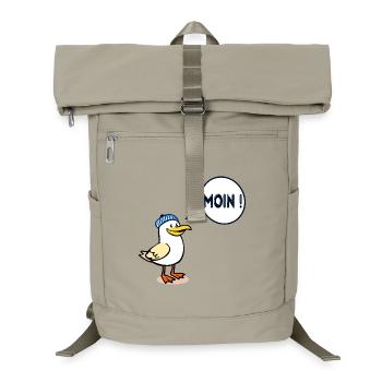 Hamburger Möwe Hamburg Moin - Laptop-Rucksack  - Sandbeige - Vorne
