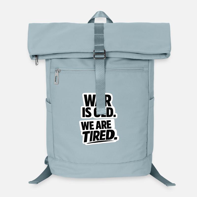 War No More – Sticker Peace & Humanity  Sac à dos ordinateur