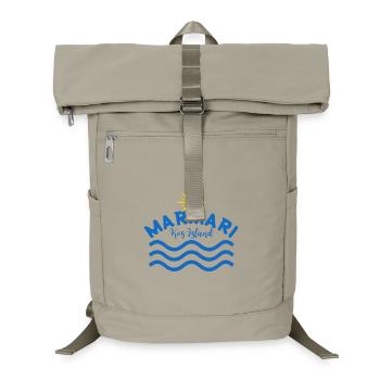 Marmari Kos Insel Sonnenwellen - Laptop-Rucksack  - Sandbeige - Vorne
