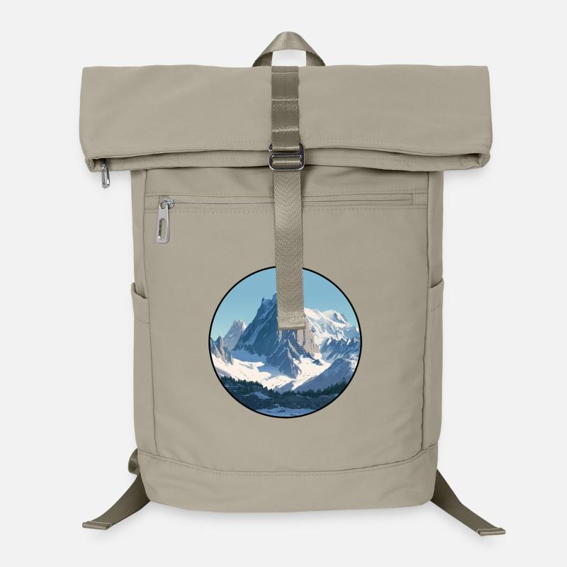 Mont-Blanc-Gipfel, Frankreich Laptop-Rucksack 