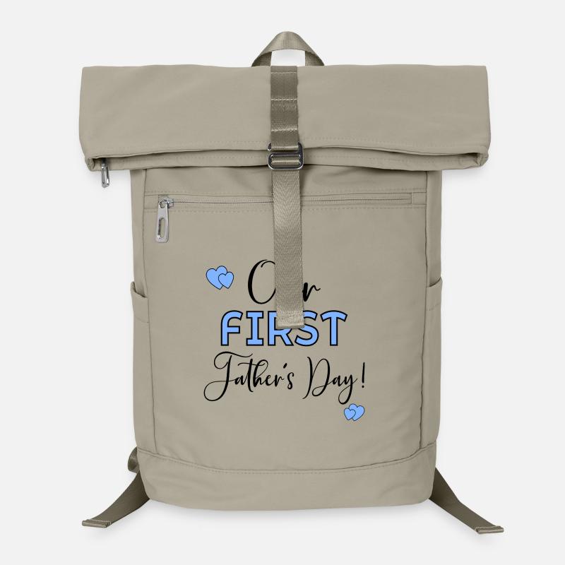 First Father's Day Baby Laptop Backpack