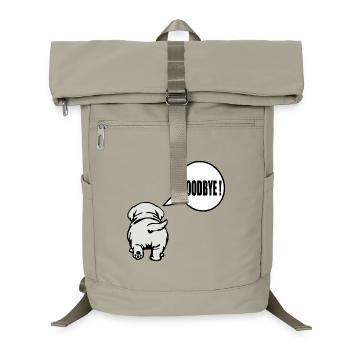 Goodbye Dog Abschied - Laptop-Rucksack  - Sandbeige - Vorne