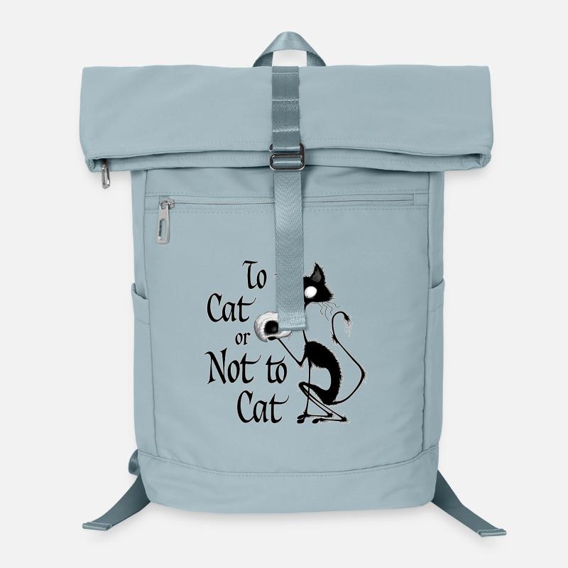 "To Cat Or Not To Cat" Lustiges Cat-Hamlet-Meme Laptop-Rucksack 