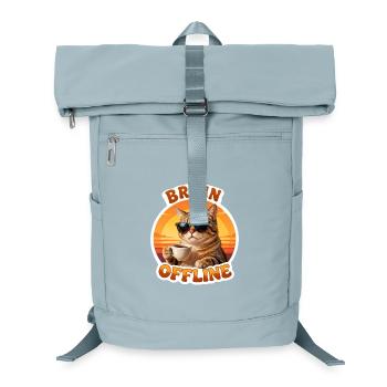 Chat Offline Café Soleil - Laptop Backpack - ice blue - Front