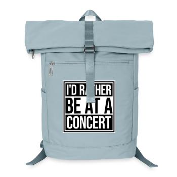 I'd Rather Be At A Concert Lustig Musik Konzert - Laptop Backpack - ice blue - Front