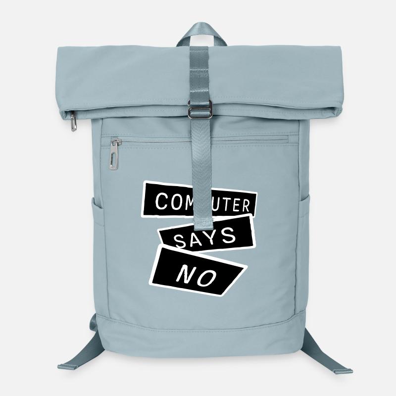 Computer Says No Funny Programmer Nerd Technique Laptop Backpack