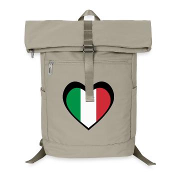 Italia Cuore Nero – Amore per l'Italia - Laptop Backpack - sand beige - Front