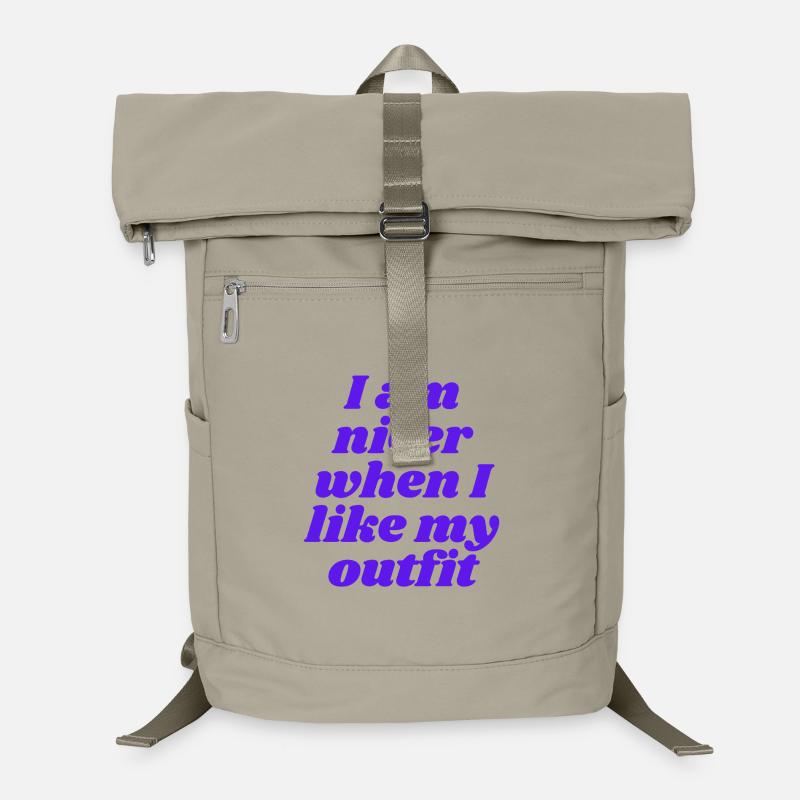 I am nicer when I like my outfit Laptop-Rucksack 