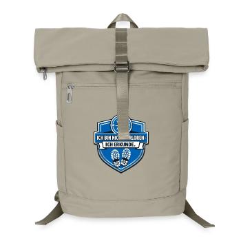 Ich mag halt Camping - Laptop-Rucksack  - Sandbeige - Vorne