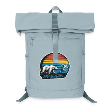 Stay Motivated - Laptop Backpack - ice blue - Front