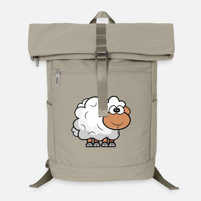 Cartoon Comic Sheep Laptop Backpack
