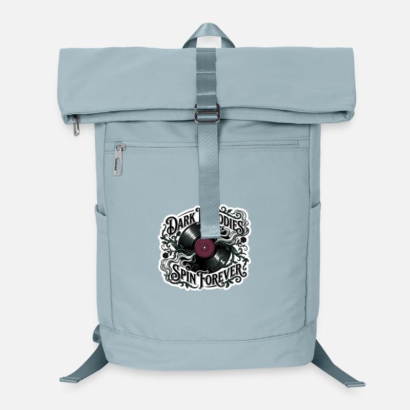 Dunkle Melodien drehen sich ewig Laptop-Rucksack 