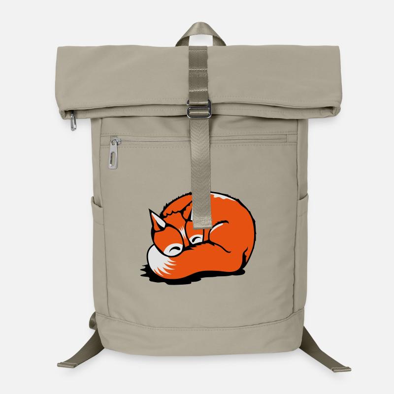 Ein schlafender Fuchs Laptop-Rucksack 