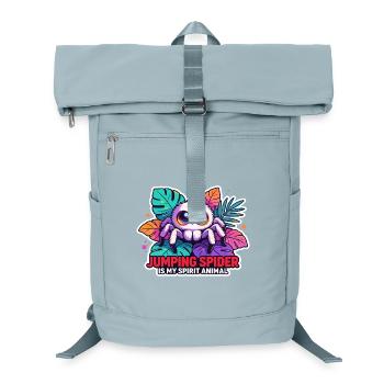 Jumping Spider ist mein Geist-Tier süß - Laptop-Rucksack  - Eisblau - Vorne