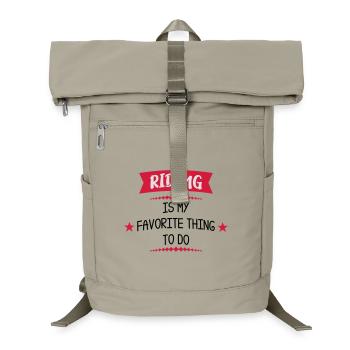 équitation - Sac à dos ordinateur - beige sable - Devant
