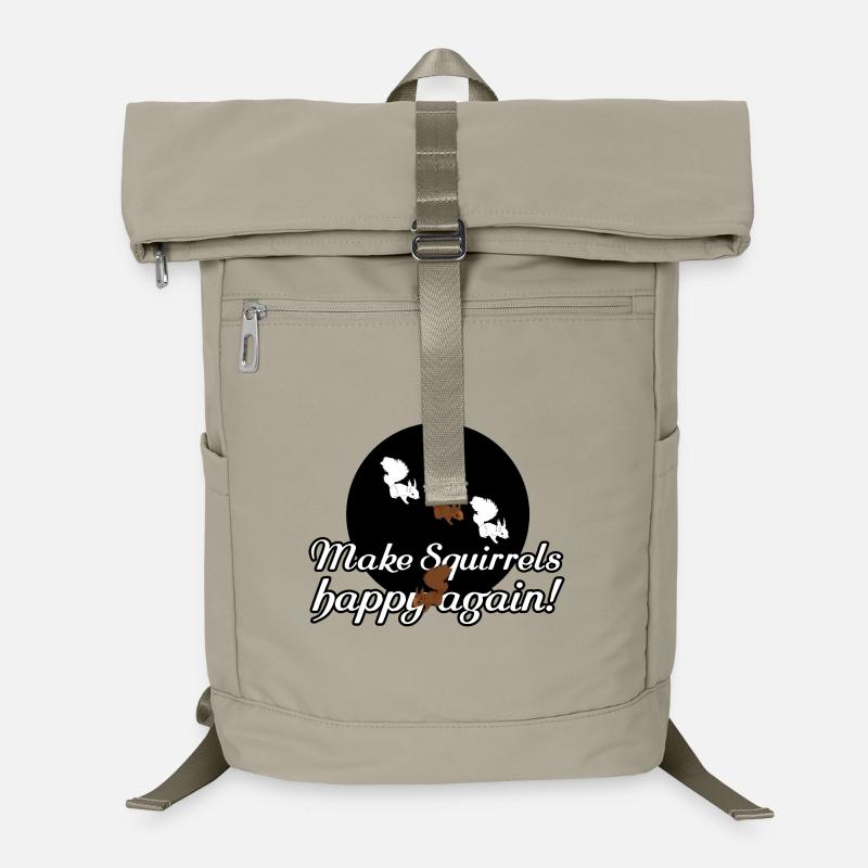 Eichhörnchen Tiere Liebe Tierfreund Sprüche Laptop-Rucksack 