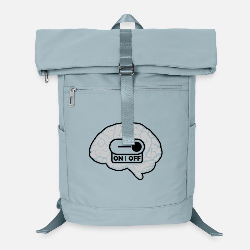 Turn off the brain switch Laptop Backpack