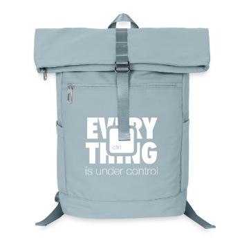 Under ctrl (dark) - Laptop Backpack - ice blue - Front