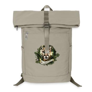 Woodwalkers Carag En Forme Animale & Lettrage - Sac à dos ordinateur - beige sable - Devant