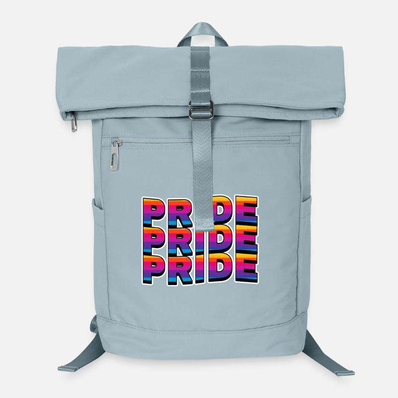 Pride Rainbow Lettering Laptop Backpack