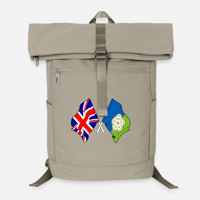 East Riding et Drapeaux croisés du Royaume-Uni Sac à dos ordinateur