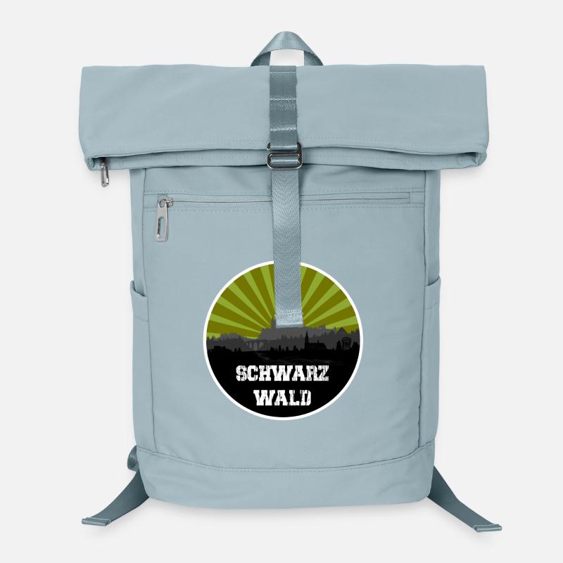 Schwarzwald Retro Skyline Laptop-Rucksack 