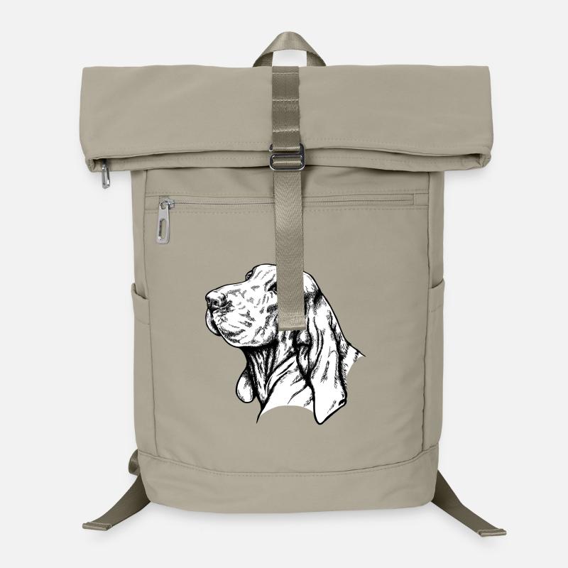 Bracco Italiano Portrait - Laptop Backpack - sand beige