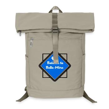 # Throw your mother-in-law - Laptop Backpack - sand beige - Front