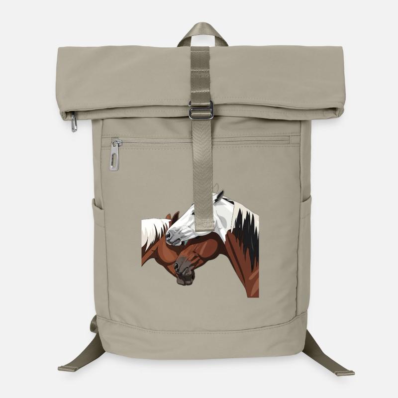 Impression de cheval élégant Sac à dos ordinateur