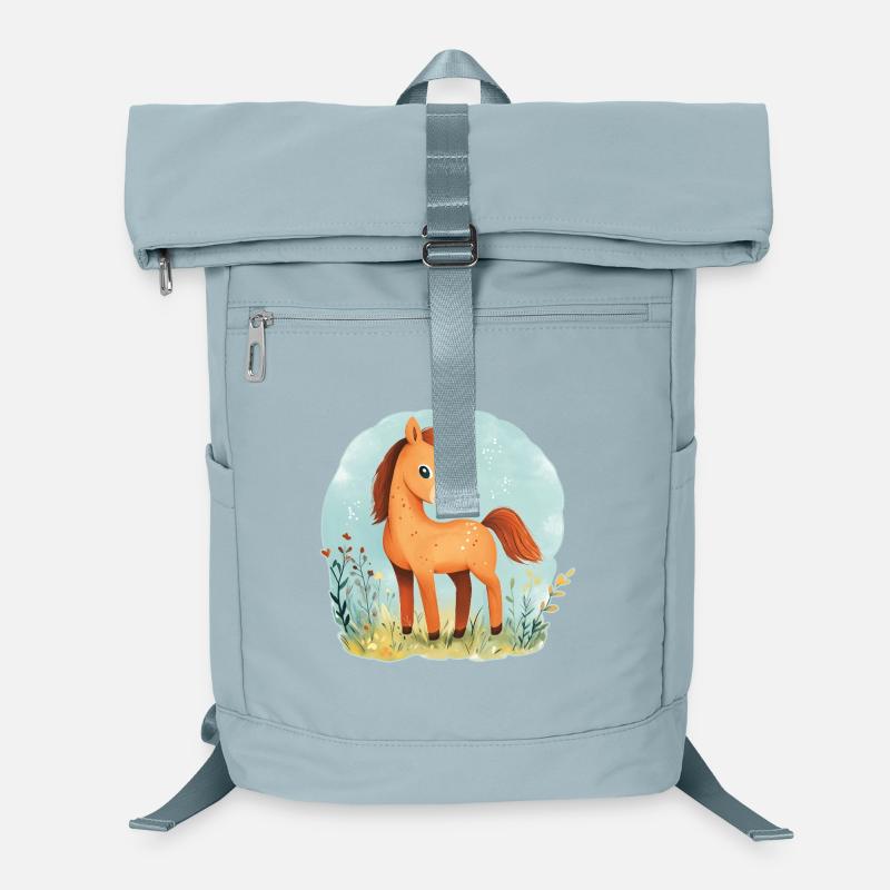 Horse on meadow Laptop Backpack