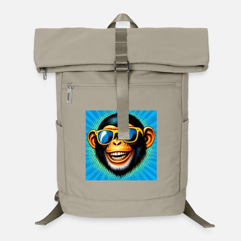 Chimpanzee Monkey Laptop Backpack