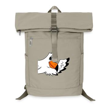 Möwe Gruß Begrüßung - Laptop-Rucksack  - Sandbeige - Vorne