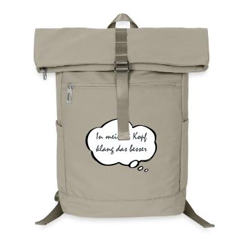 Ça sonnait mieux dans ma tête - Sac à dos ordinateur - beige sable - Devant