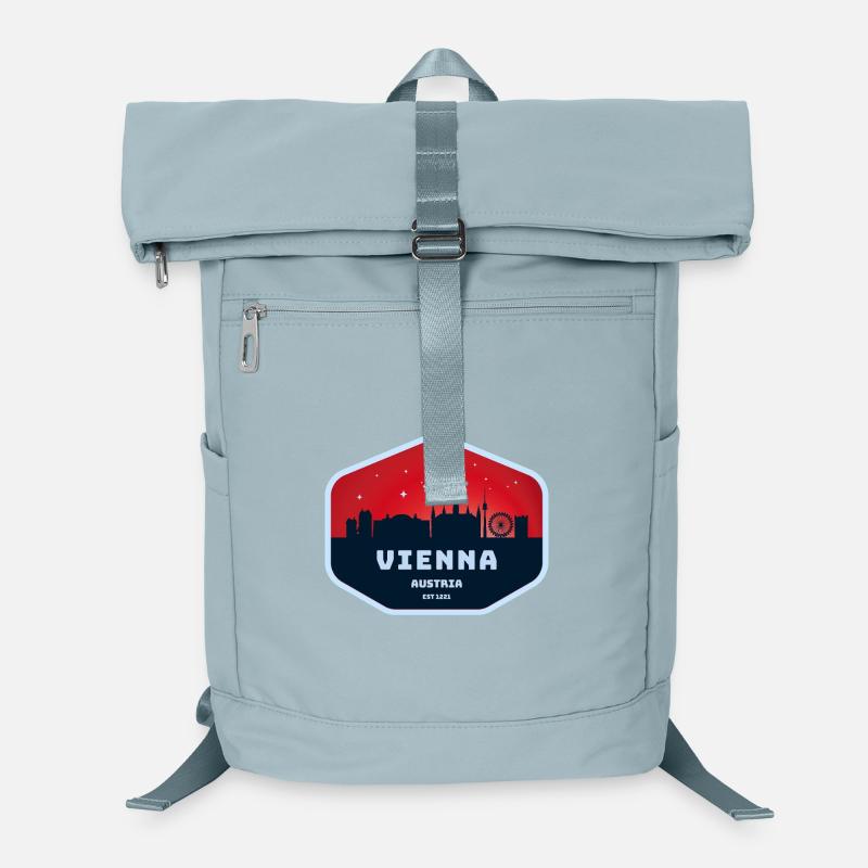Vienna Skyline Excursion T-Shirt Design Sac à dos ordinateur