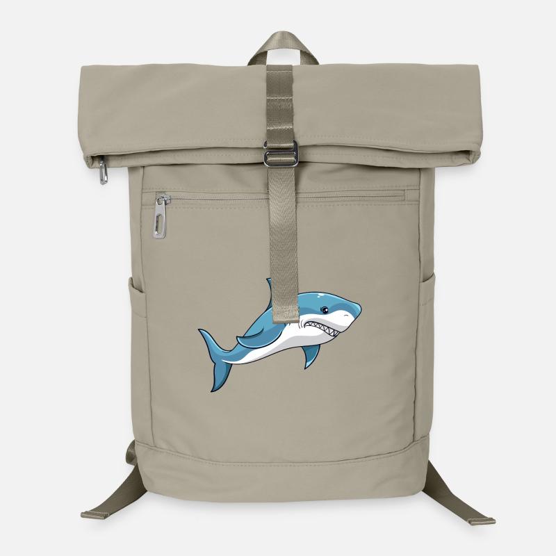 Shark shark barking great white sharks Laptop Backpack