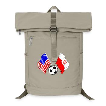 Football Pologne vs États-Unis - Sac à dos ordinateur - beige sable - Devant