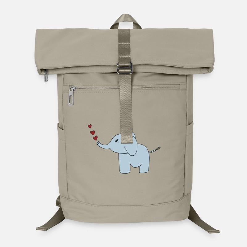 elefant herzen Laptop-Rucksack 