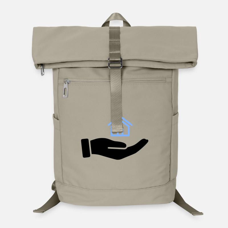Propriété de la maison tenue en main Sac à dos ordinateur