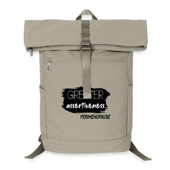 Größere Durchsetzungsfähigkeit in der Perimenopause - Laptop-Rucksack  - Sandbeige - Vorne