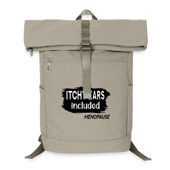 Itchy Ears Menopause - Laptop Backpack - sand beige - Front