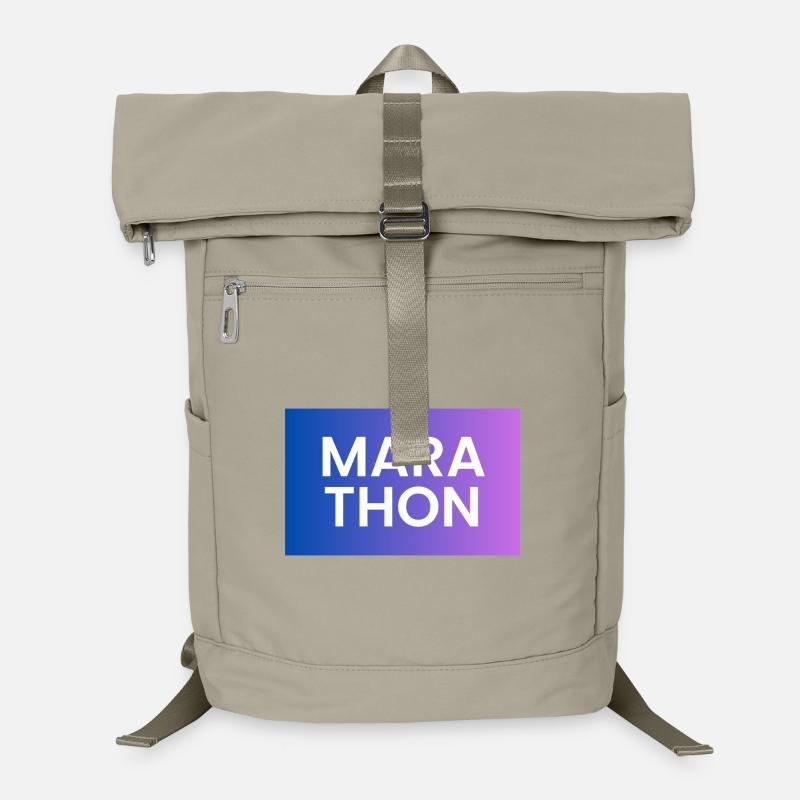 Conception de chemise dégradée Marathon Sac à dos ordinateur
