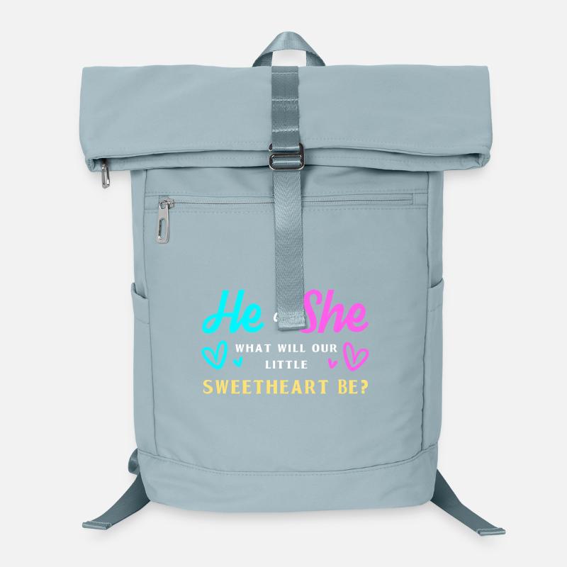Gender Reveal Valentinstag Werdende Eltern Laptop-Rucksack 